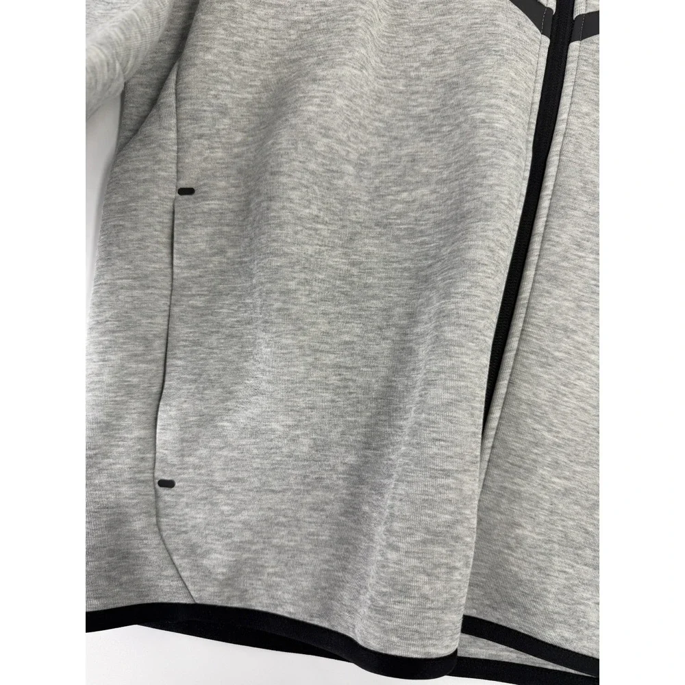 Kansas City Chiefs Nike Grey‎ Tech Fleece Hoodie Jacket Hooded Size Large L NWT